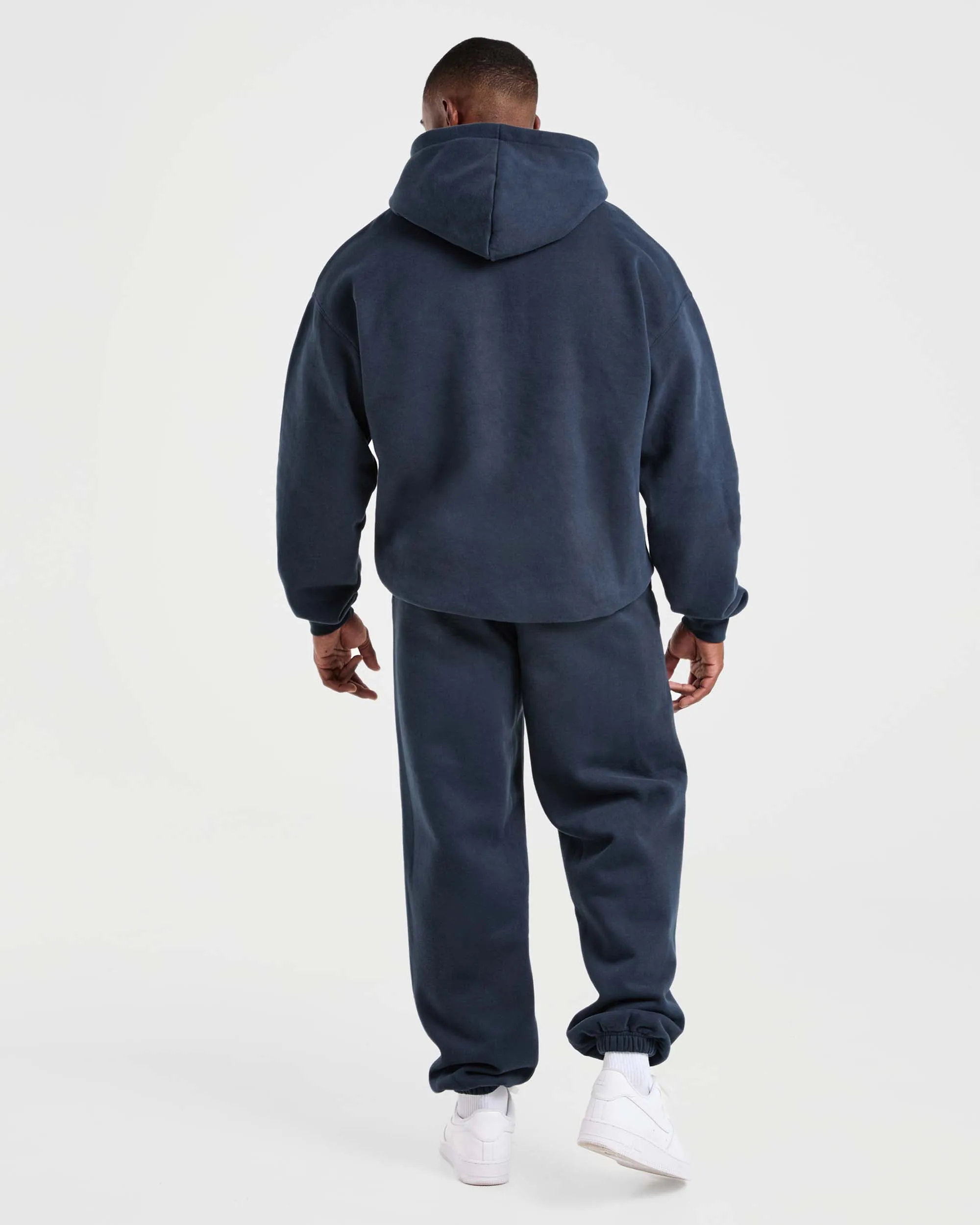 Academy Oversized Hoodie - Navy