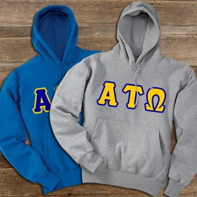 Alpha Tau Omega Hooded Sweatshirt, 2-Pack Bundle Deal - TWILL