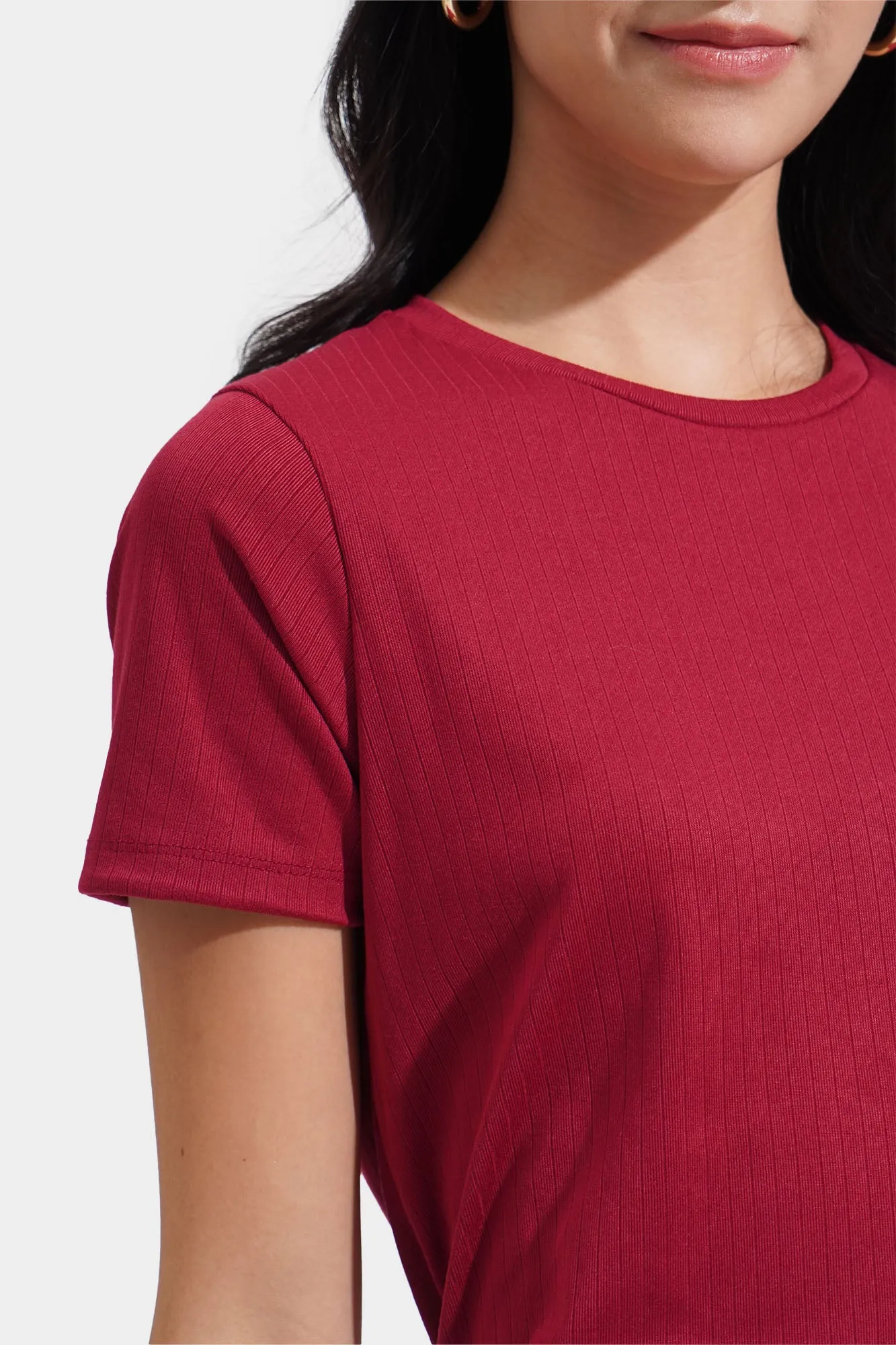 Basic Ribbed Tee