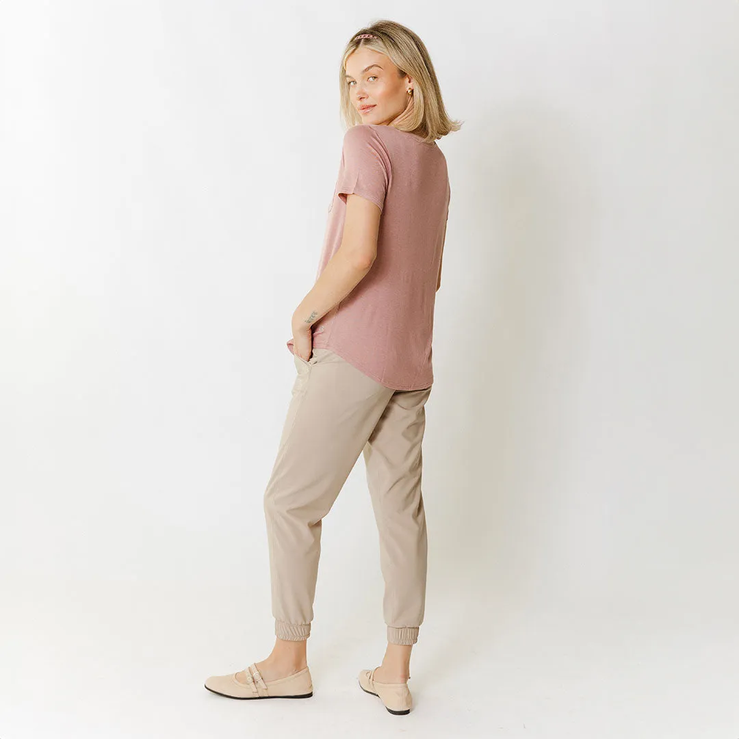 Basic Tee, Mauve