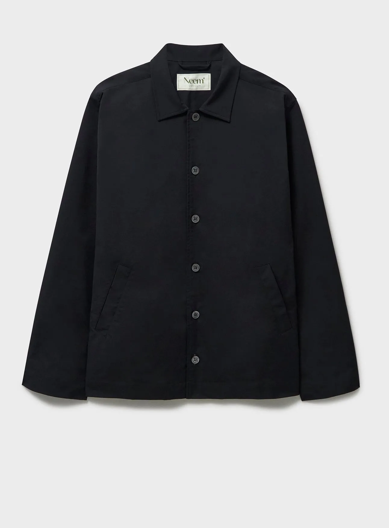 Black Neem Bomber Sorona Rain Jacket