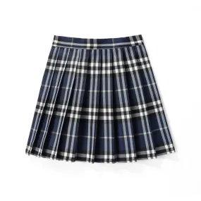 [Blue Green] JK vintage plaid uniform skirt