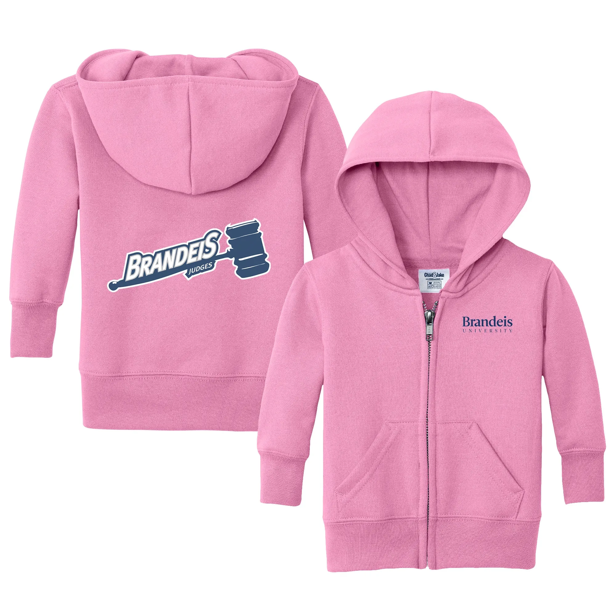 Brandeis Judges Logo Infant Full-Zip Sweatshirt