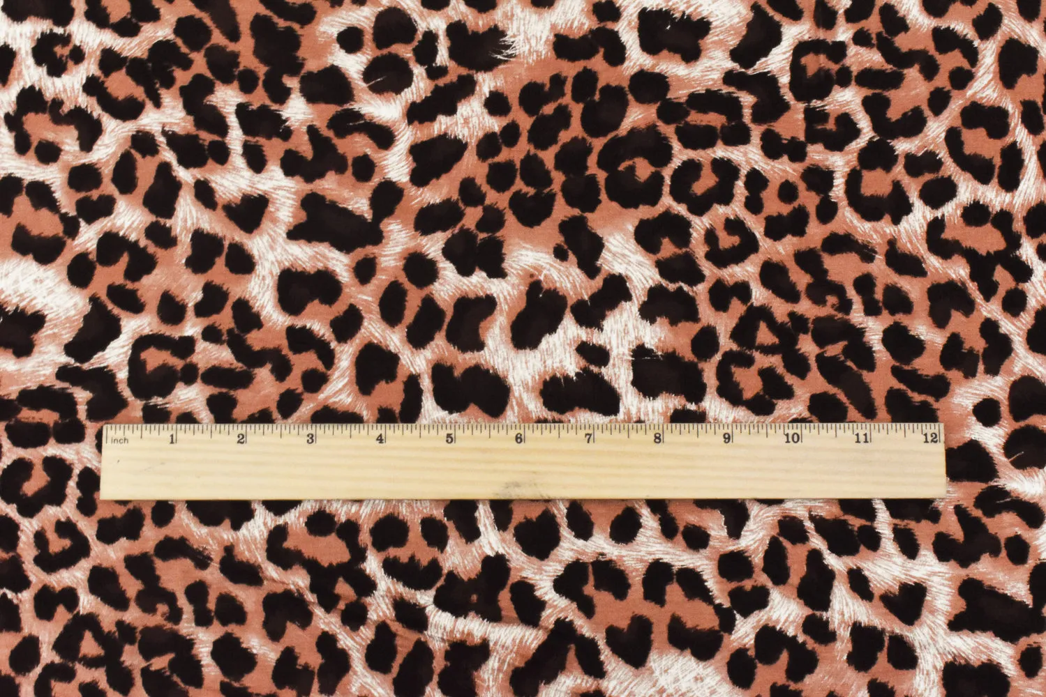 Brown-Black-Multi Cheetah Print Stretch Viscose Spandex Jersey Knit Fabric