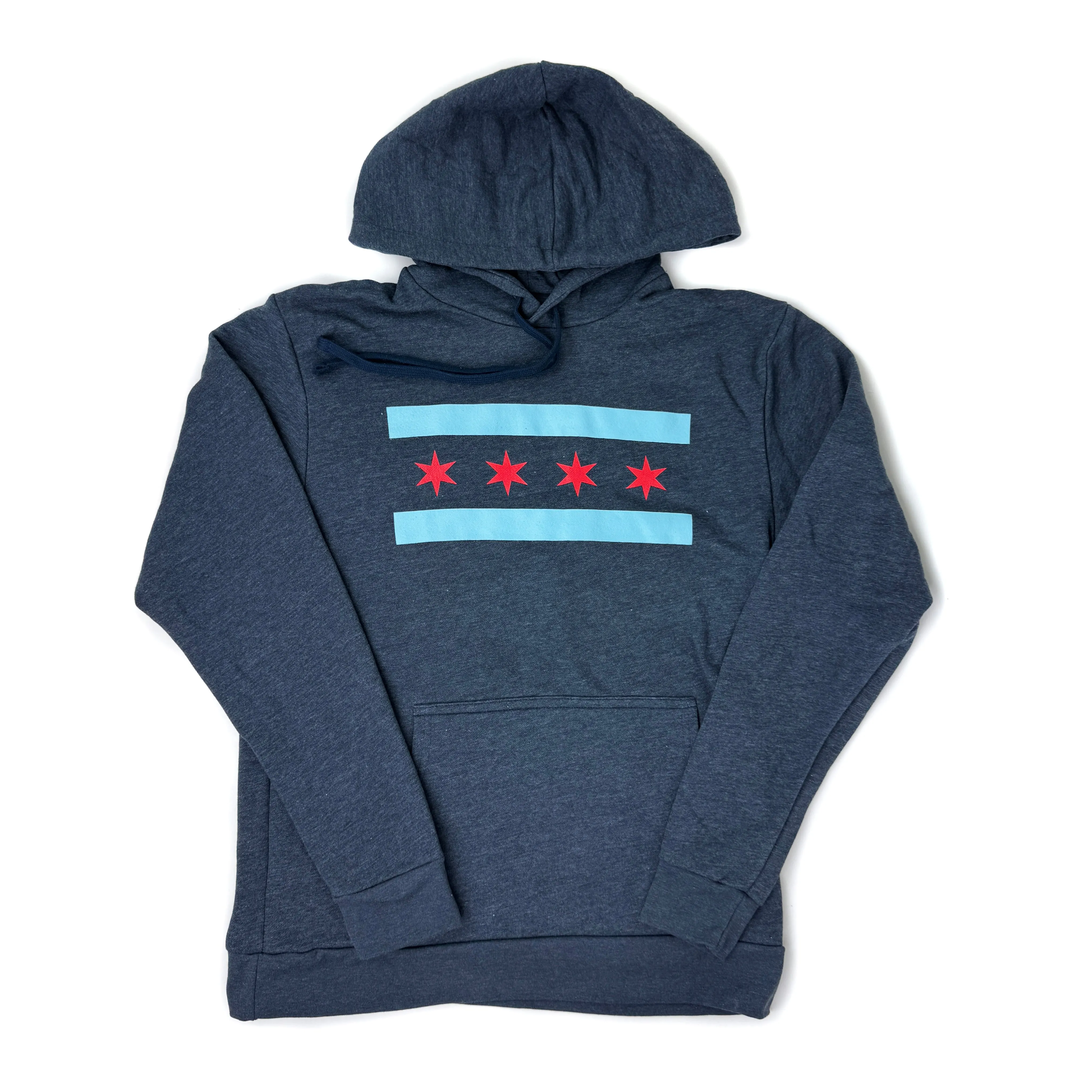 Chicago Flag Unisex Hooded Sweatshirt