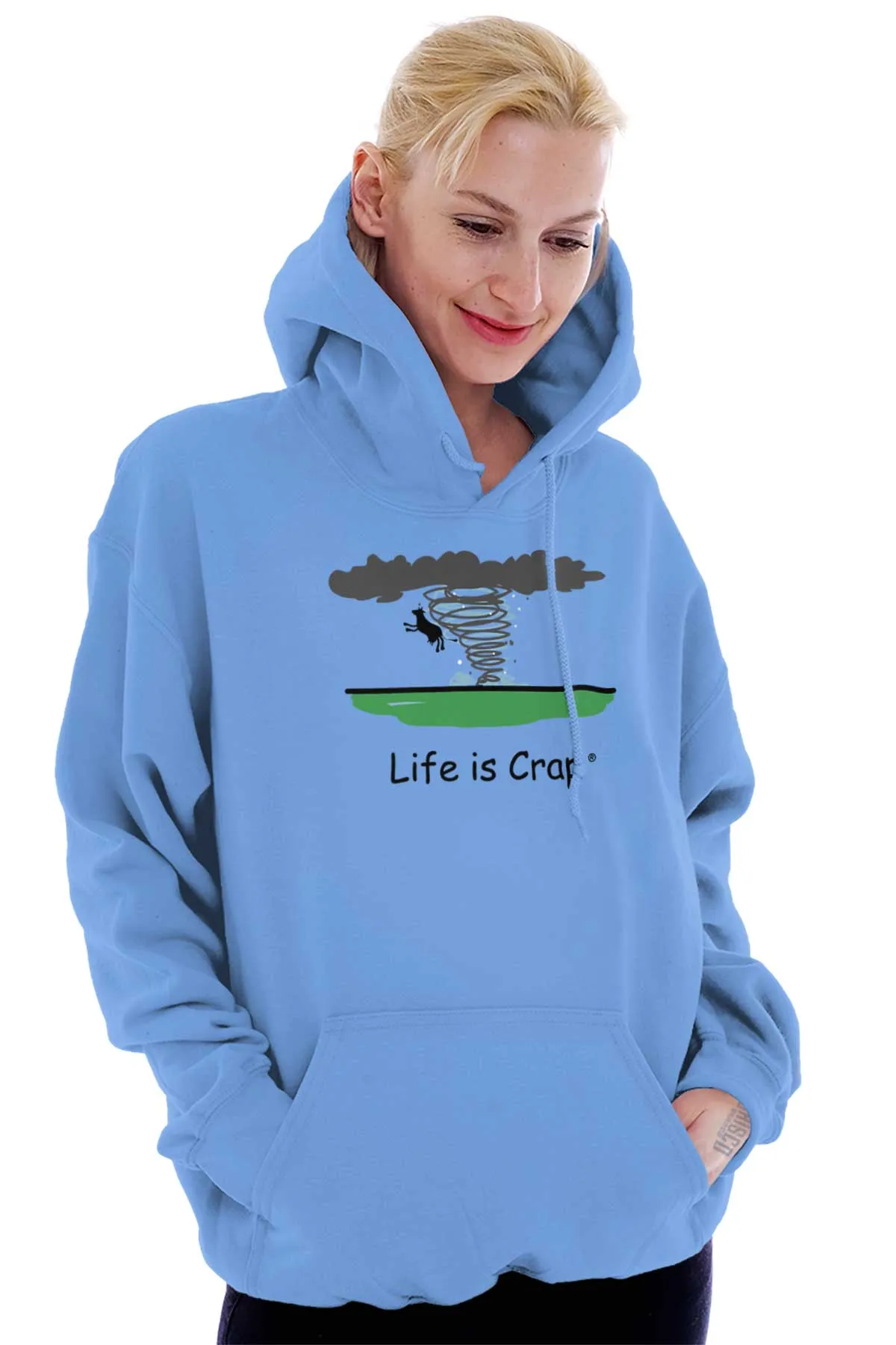 Cow In Tornado Hoodie