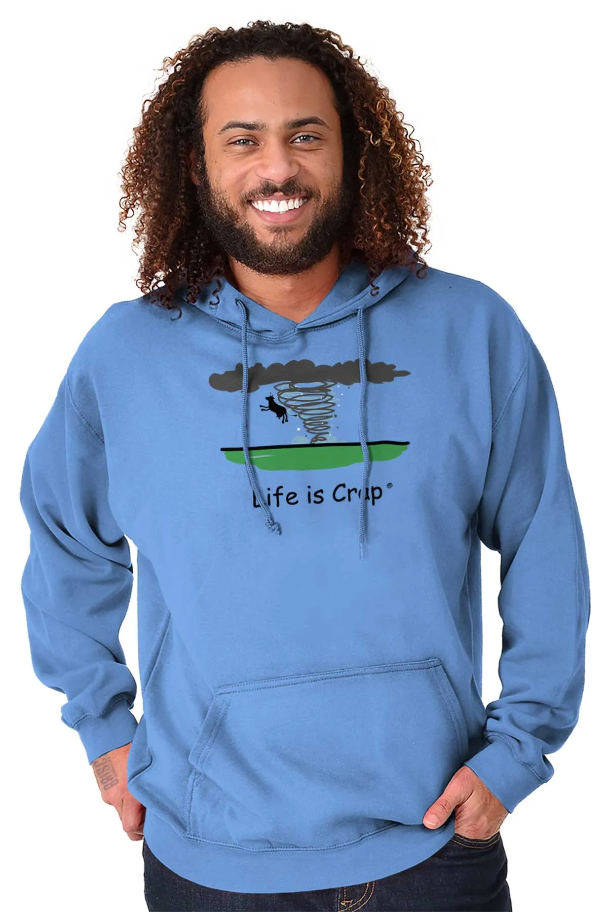 Cow In Tornado Hoodie