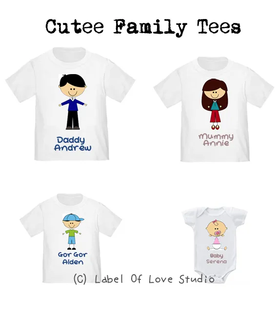 Cutee Family Tees