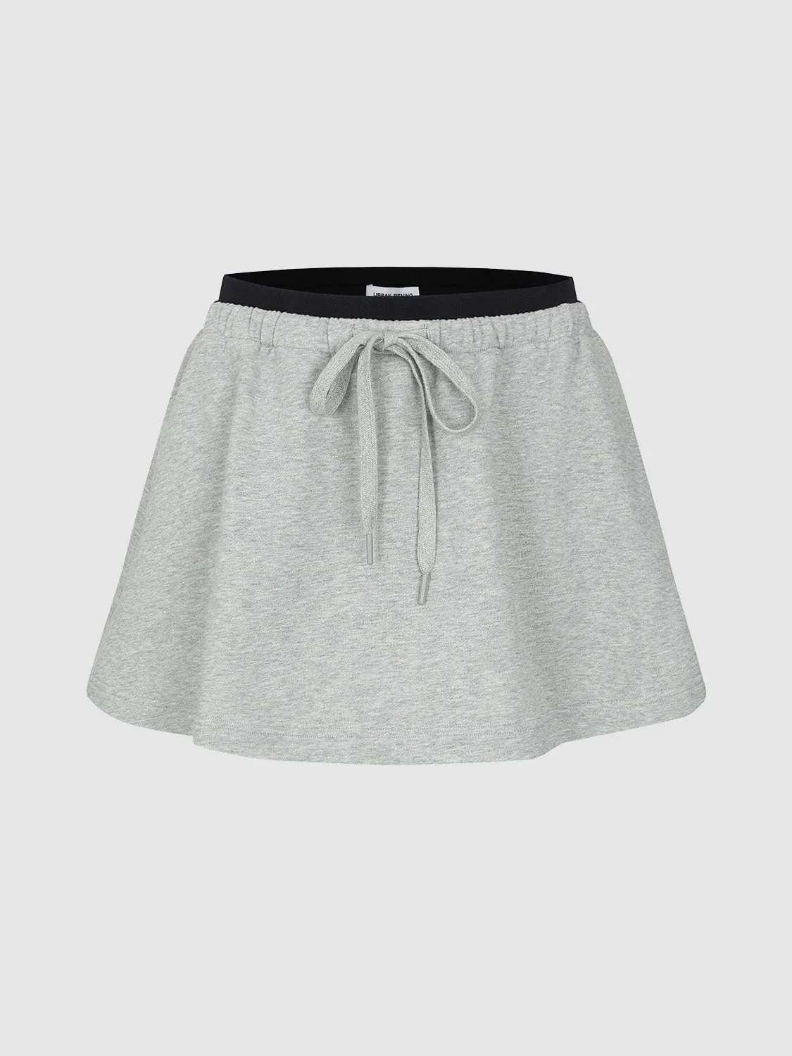 Drawstring Mini A-Line Skirts