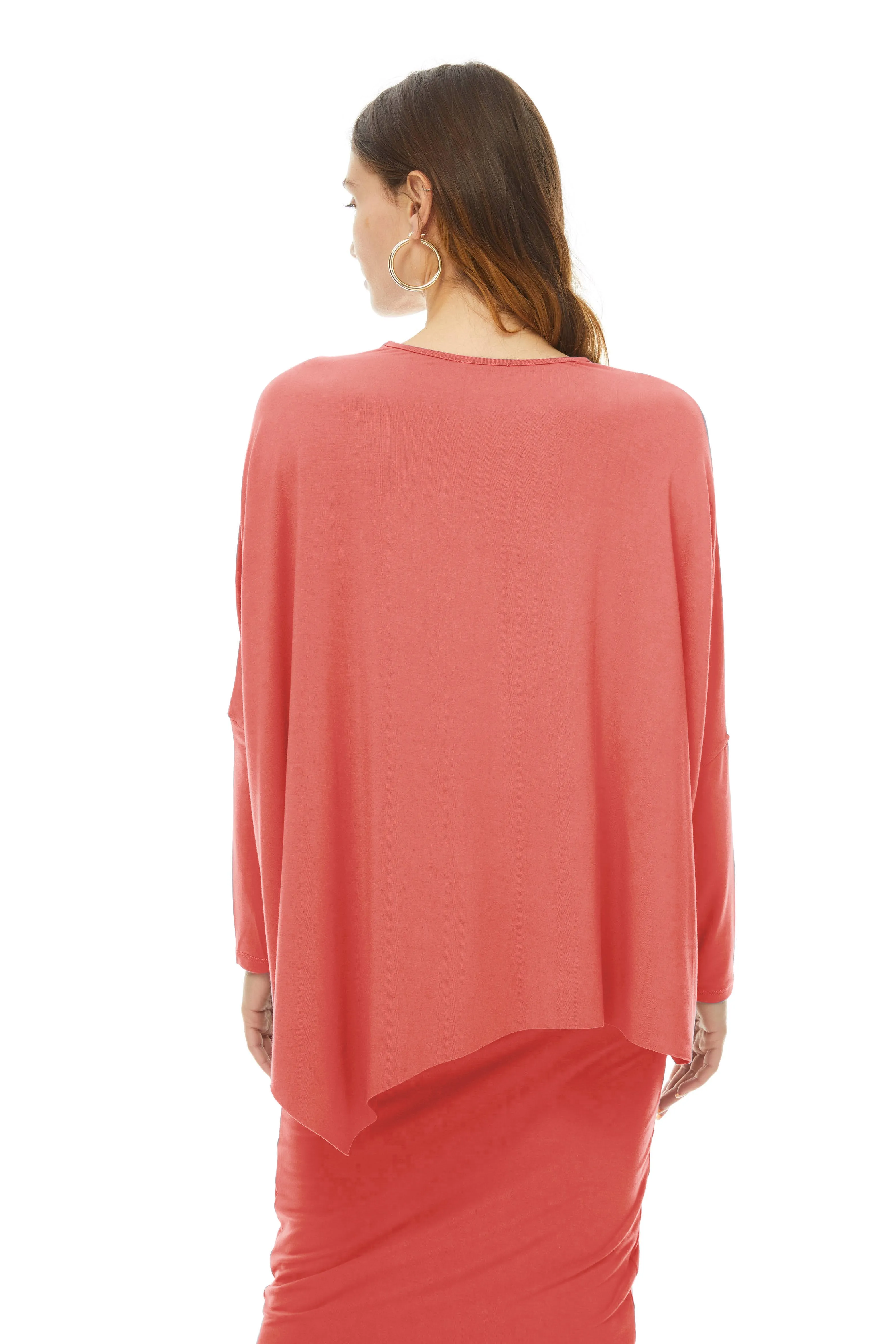 EDEN TOP SOLID JERSEY (CORAL)