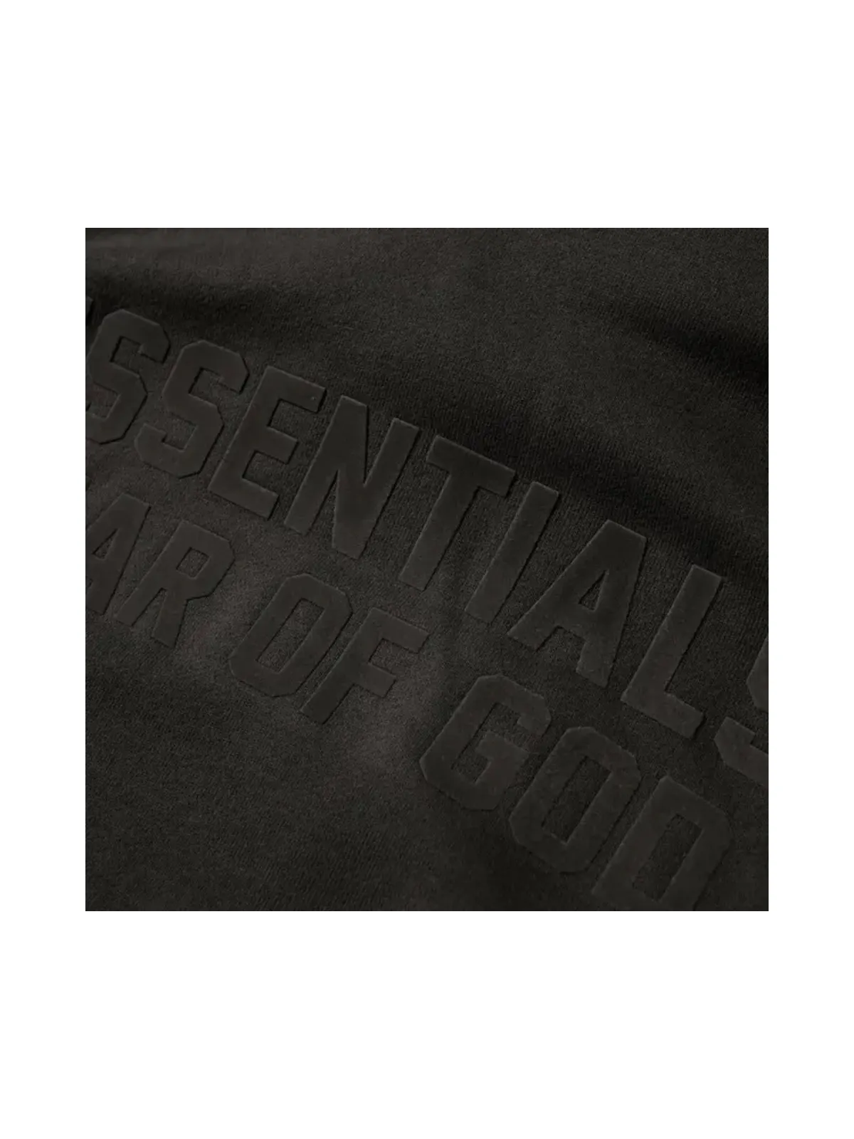 Fear of God Essentials Hoodie SS23 Off Black