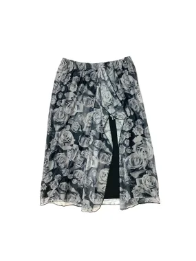 Grey Floral Sarong