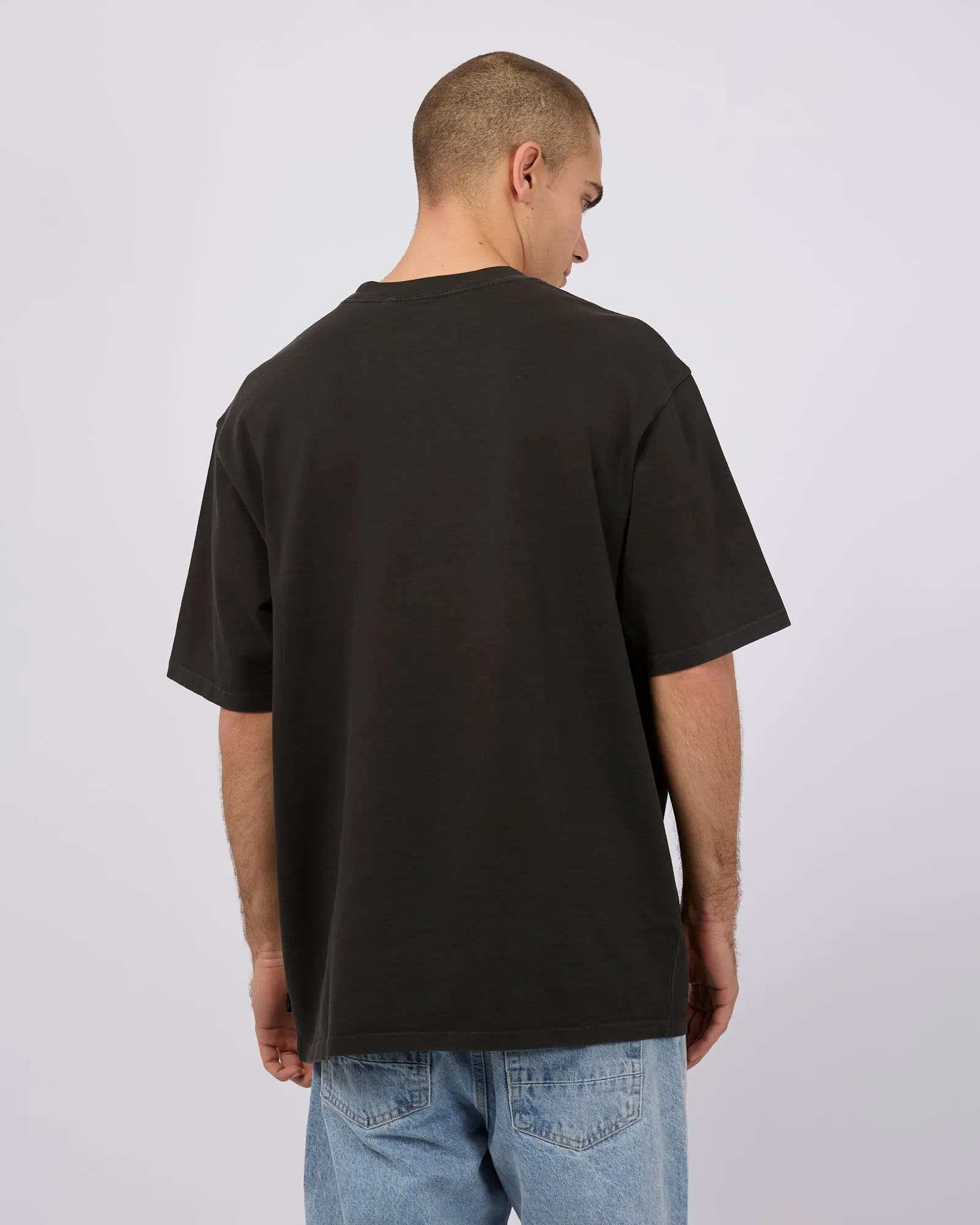 Heavy Weight Tee Washed Black