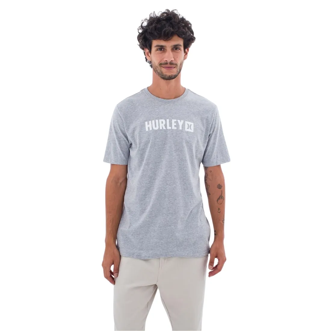 Hurley Everyday The Box T-Shirt - Dark Heather Grey