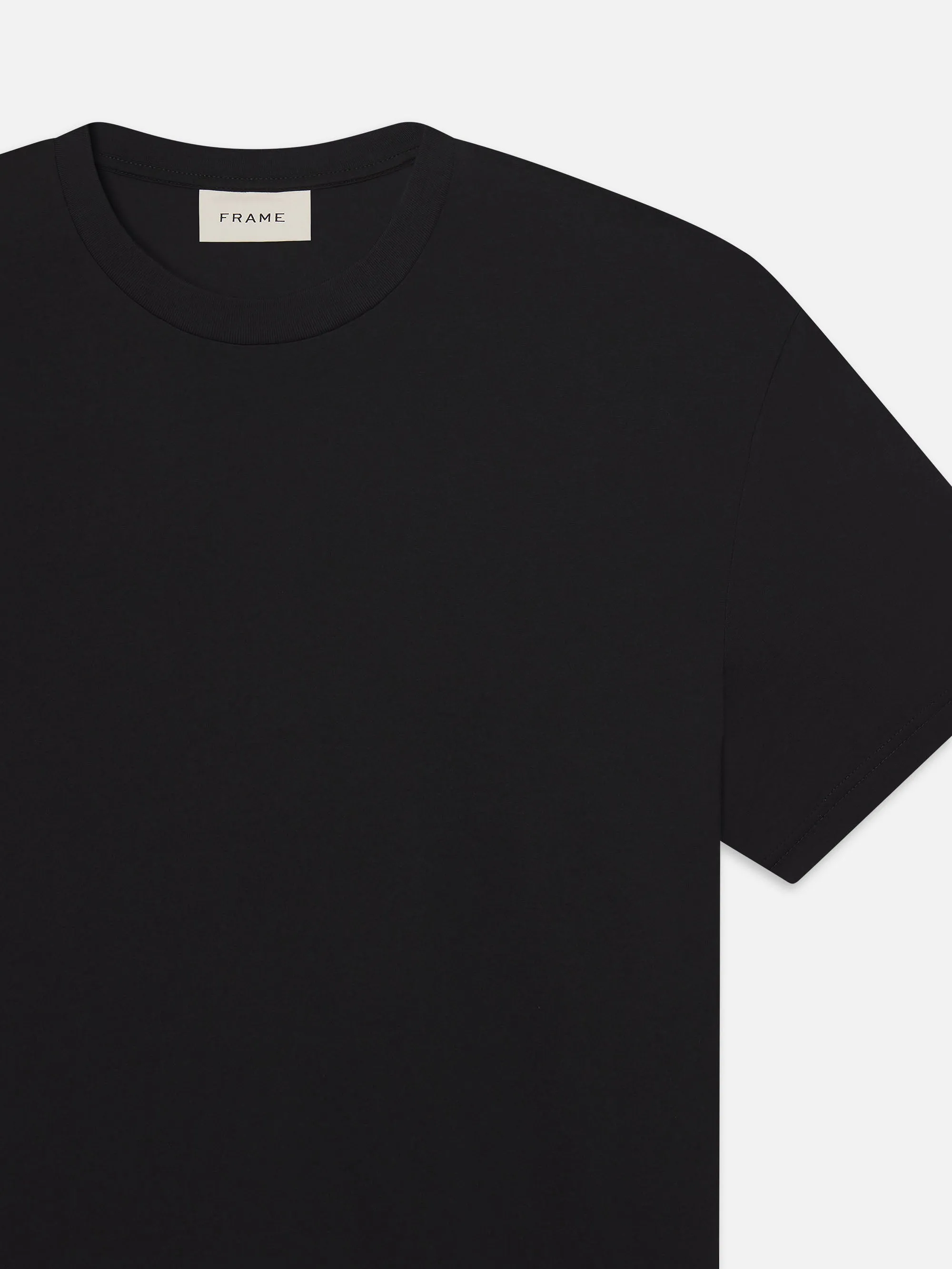 Light Cotton Tee -- Black