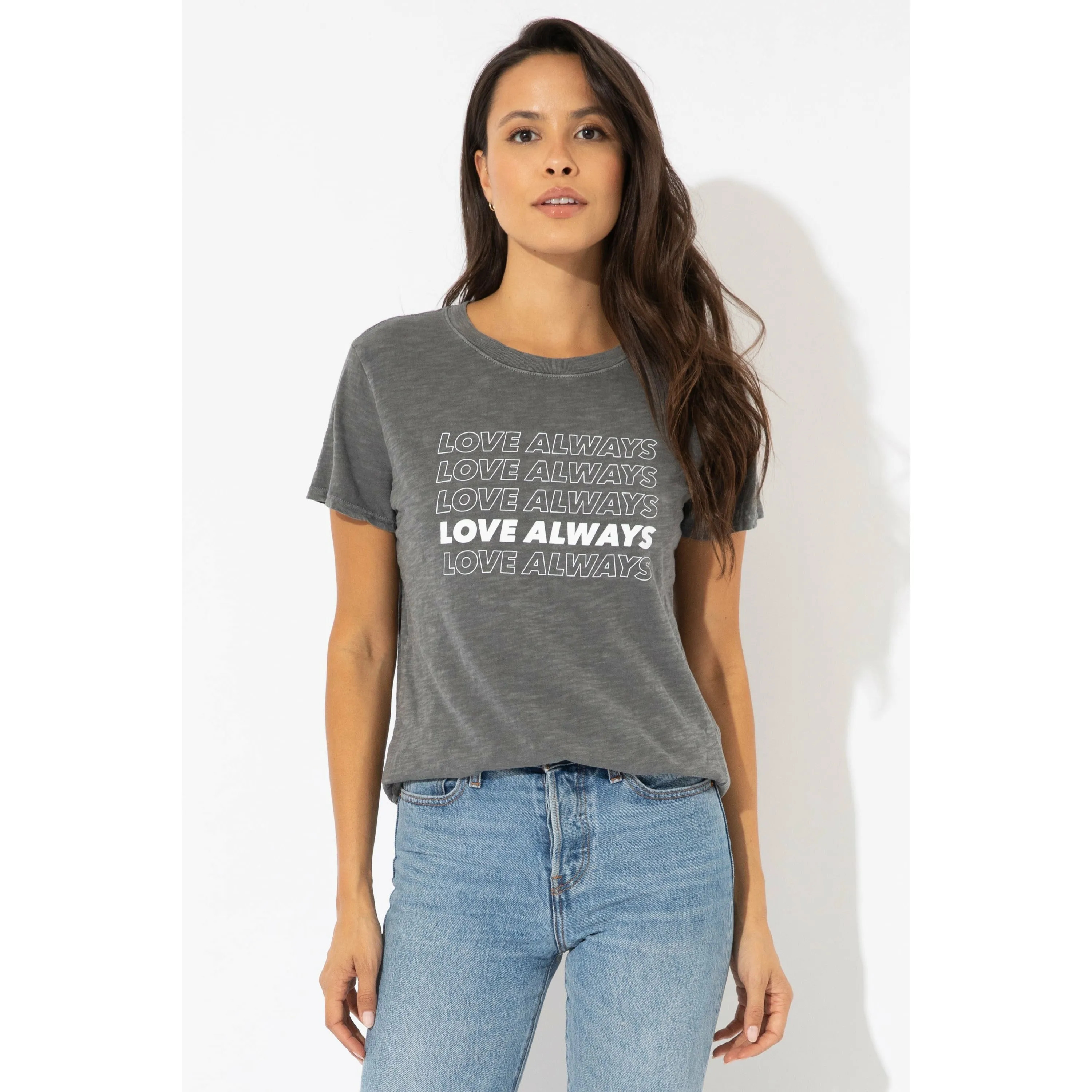 Love Always Slub Loose Tee