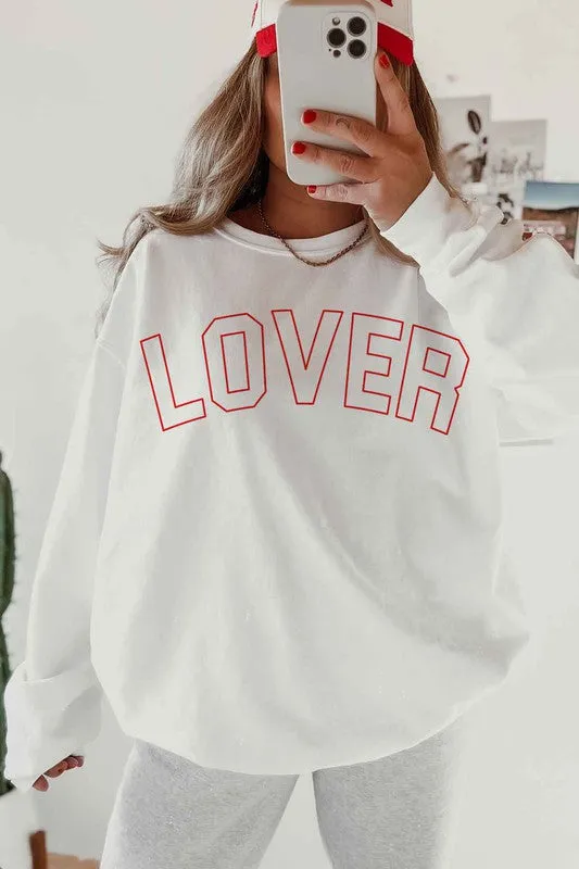 LOVER VALENTINES OVERSIZED SWEATSHIRT