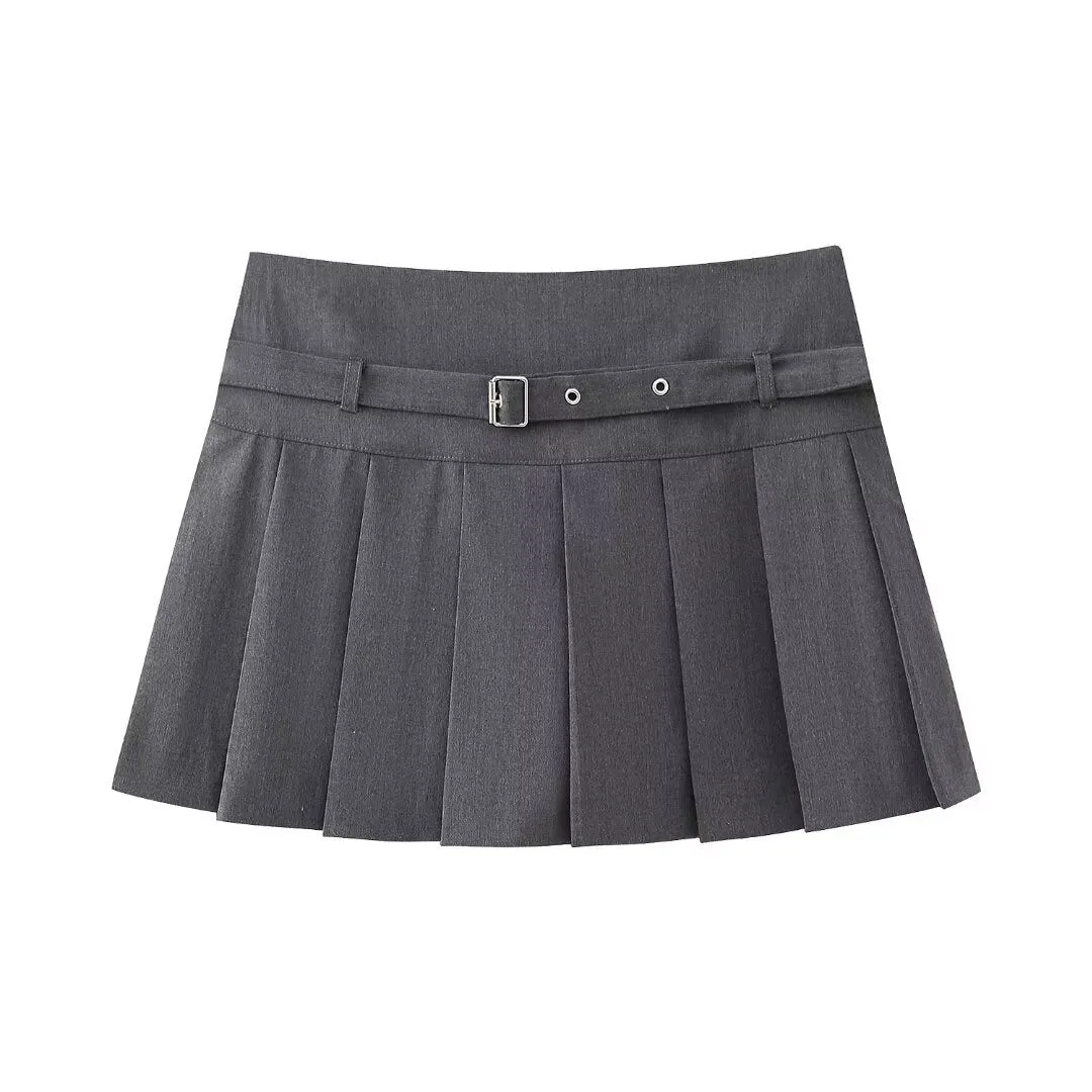 'lsabelle' Wide pleated trouser skirt (5 Style)