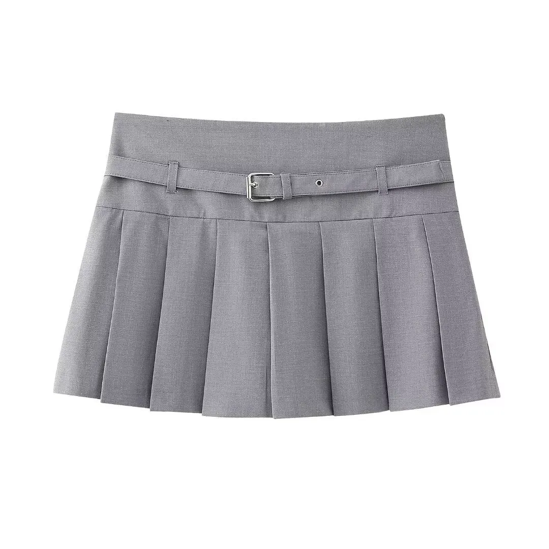 'lsabelle' Wide pleated trouser skirt (5 Style)