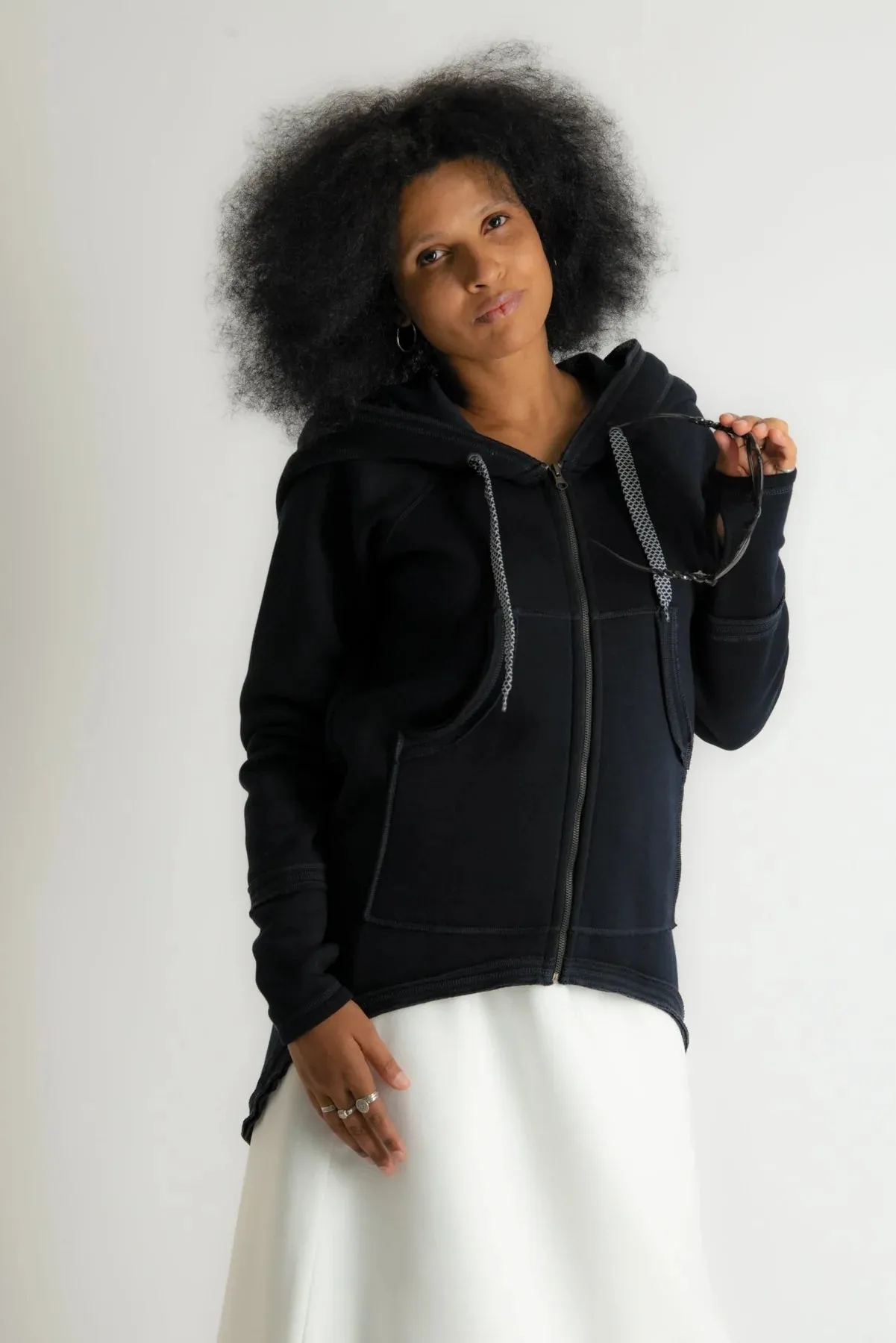 MELL Hooded Zipper Sweatshirts ON SALE