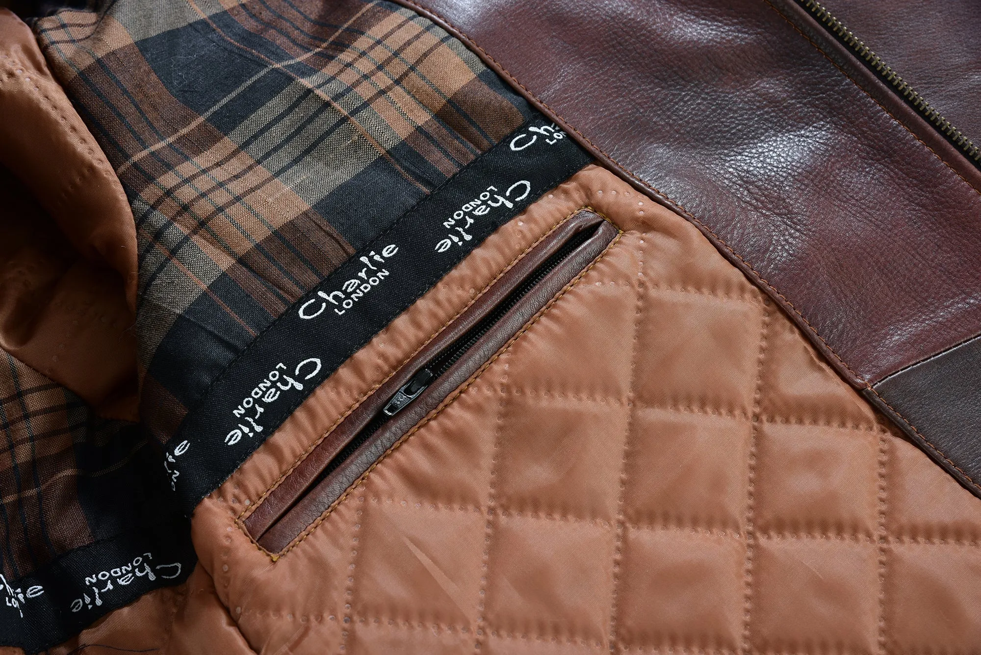 Men's Brown Leather Coat: Aberdeen