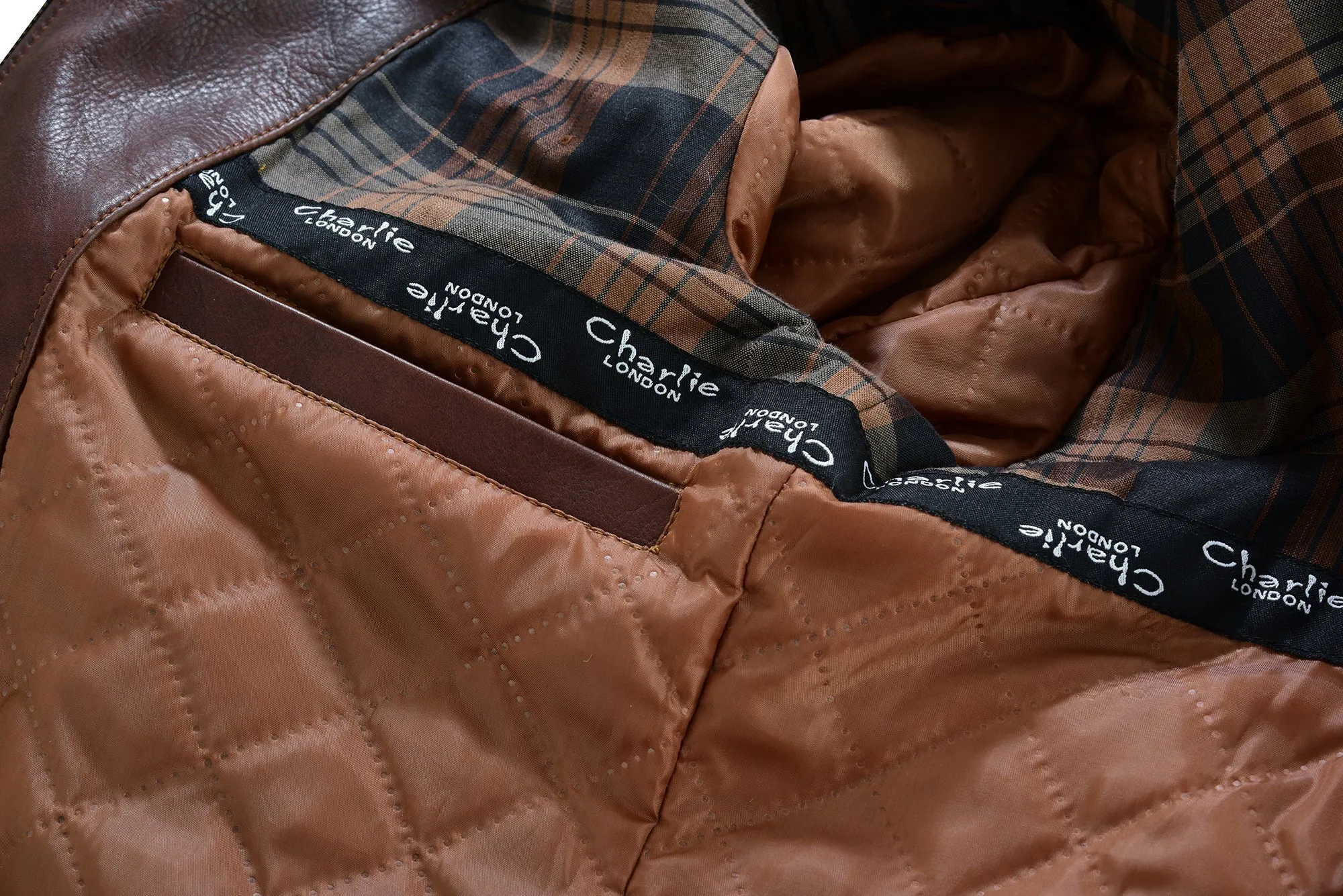 Men's Brown Leather Coat: Aberdeen