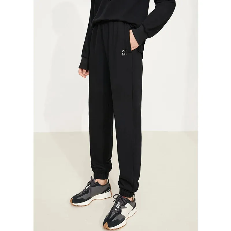 Minimalism Hoodies Pants Sold Separately  Streetwear Letter Hooded Sweatshirts High Waist