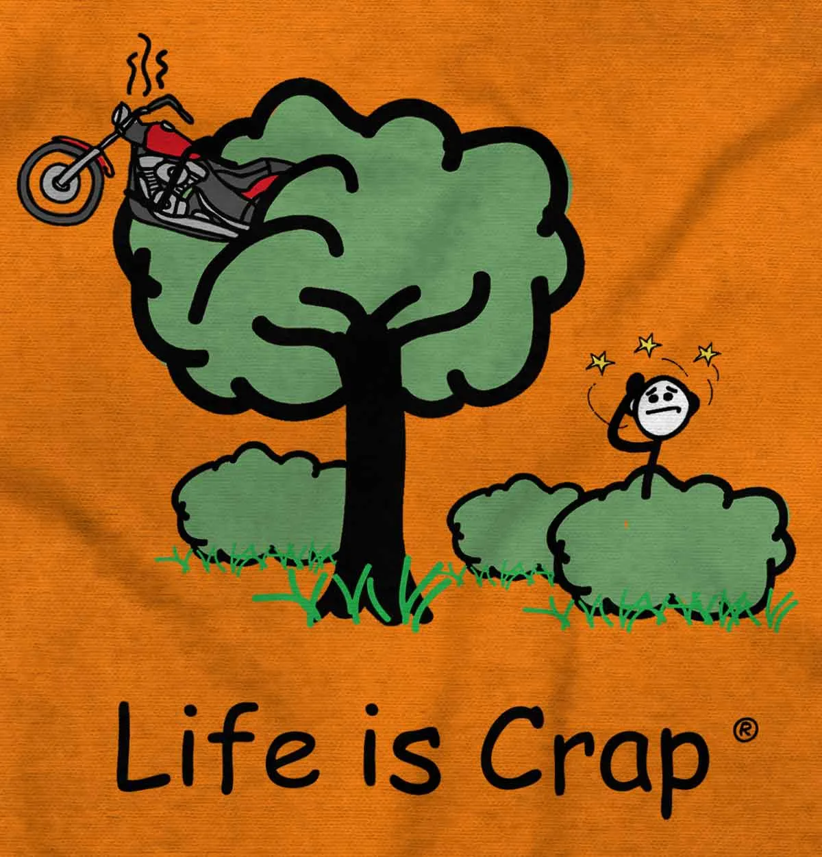 Motorcycle In Tree Hoodie