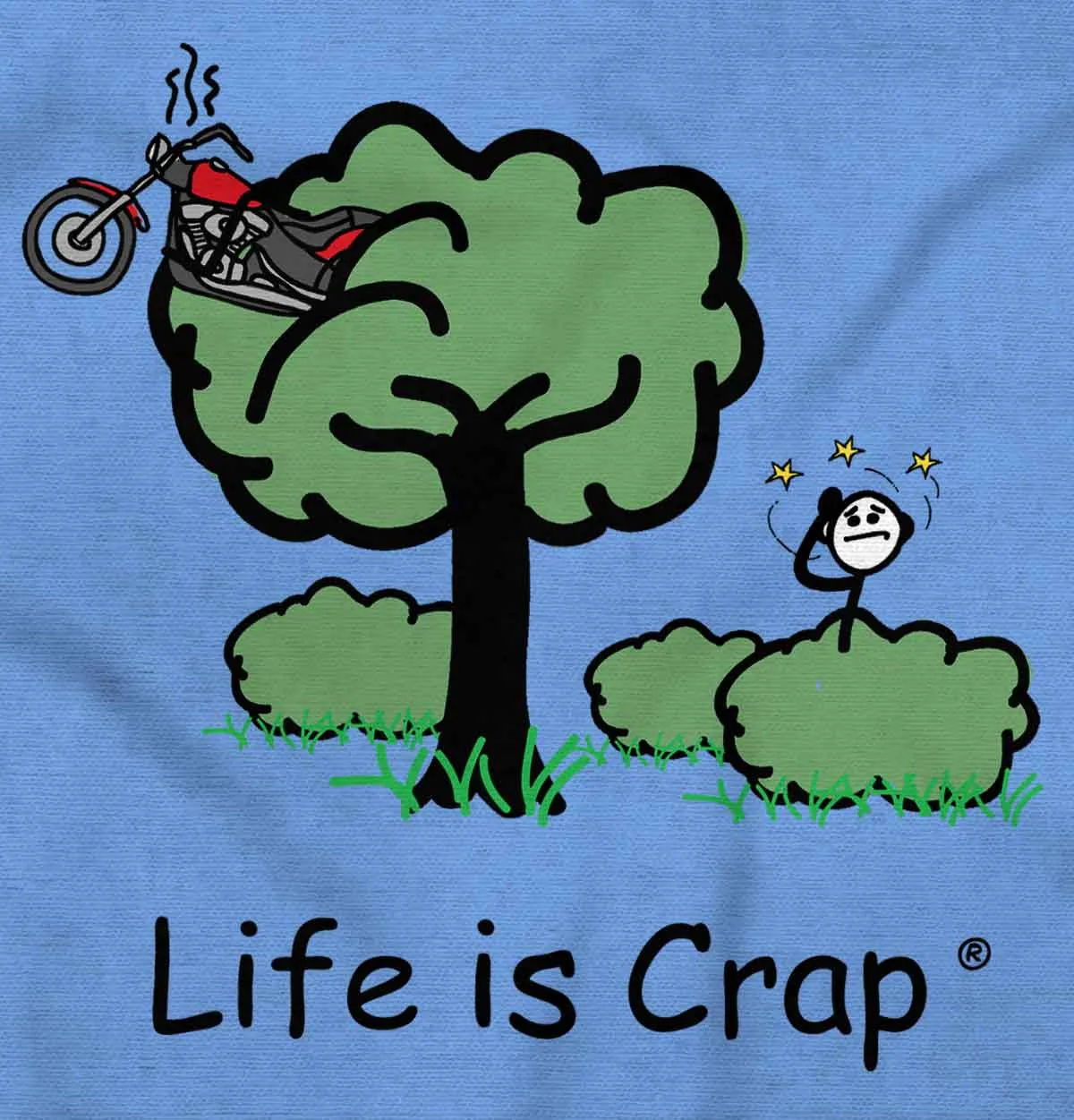 Motorcycle In Tree Hoodie