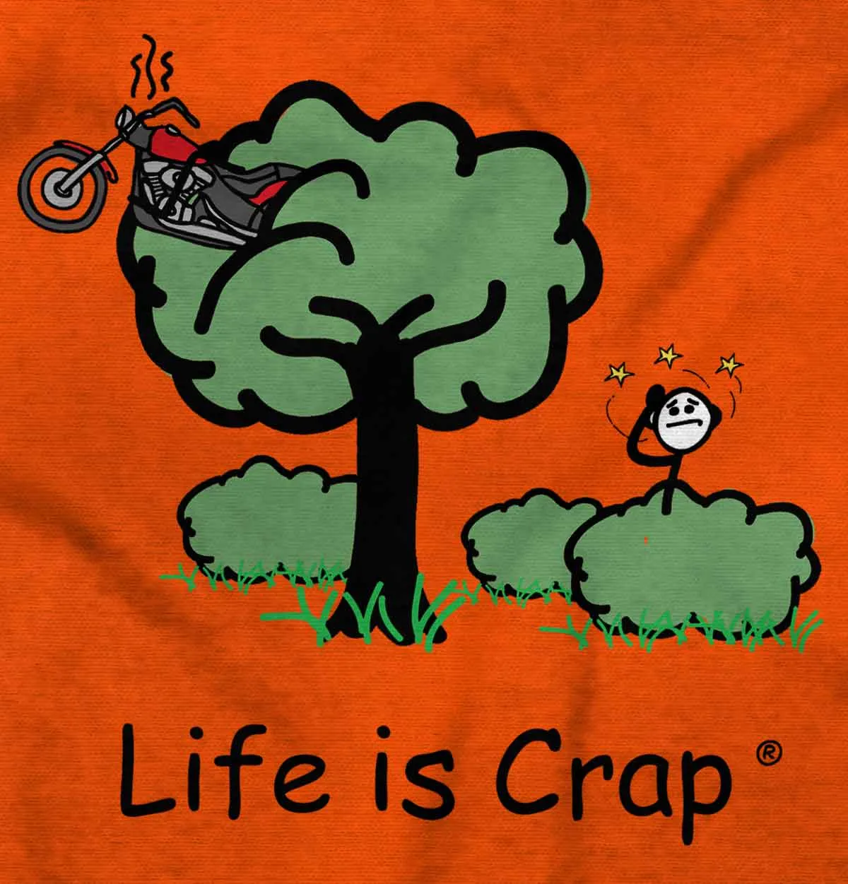 Motorcycle In Tree Hoodie