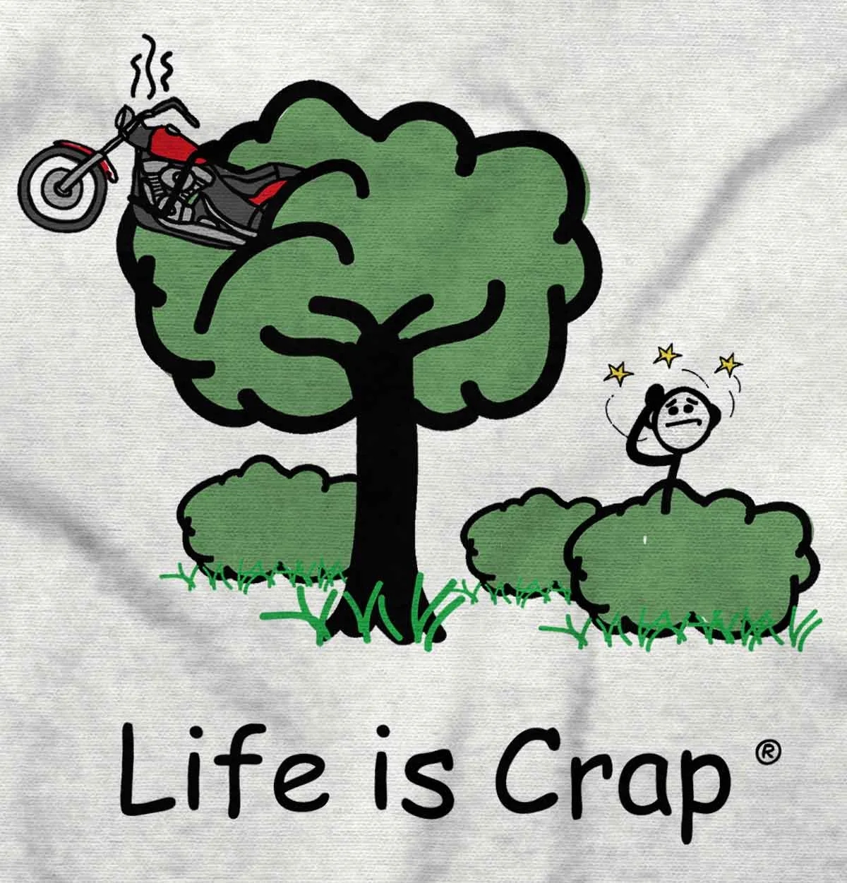 Motorcycle In Tree Hoodie