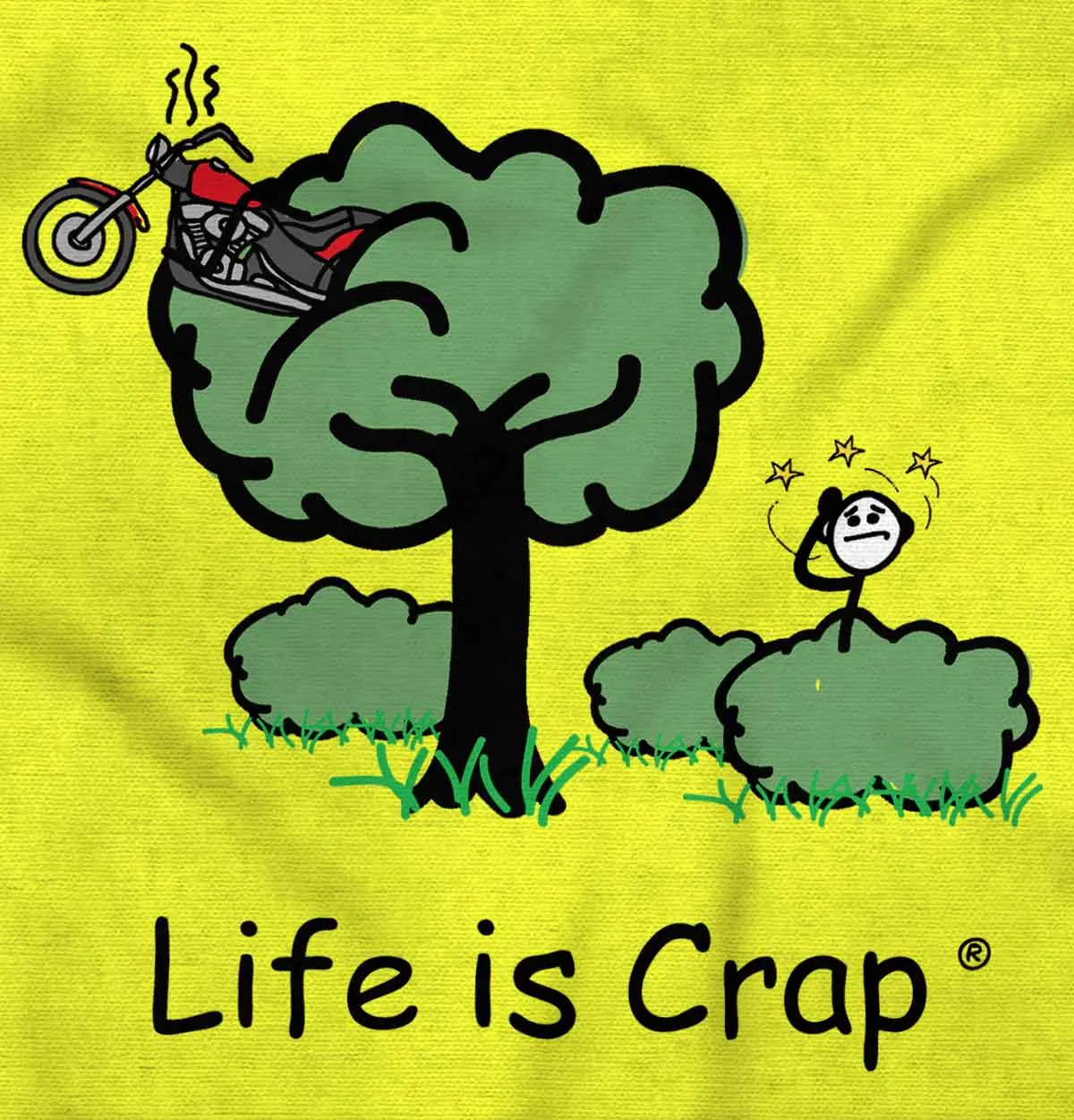 Motorcycle In Tree Hoodie