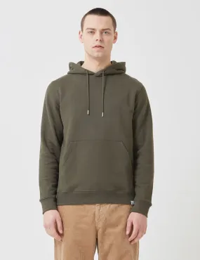 Norse Projects Vagn Classic Hooded Sweatshirt - Ivy Green