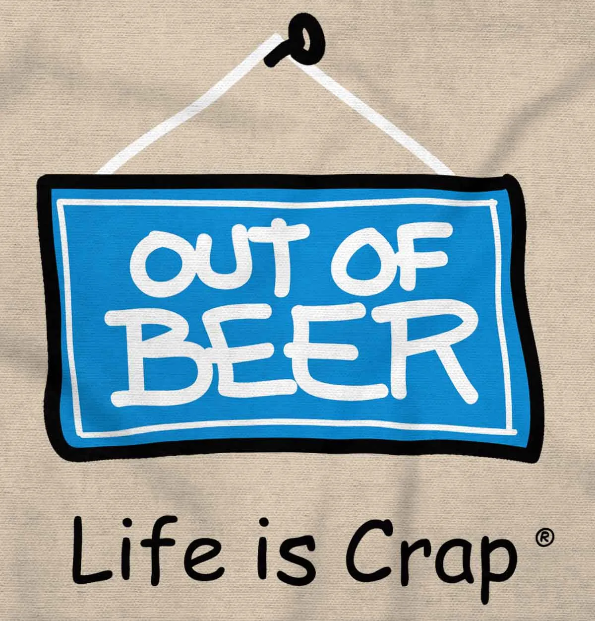 Out Of Beer Sign Hoodie