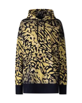 Oversized Leopard Printed Hoodie