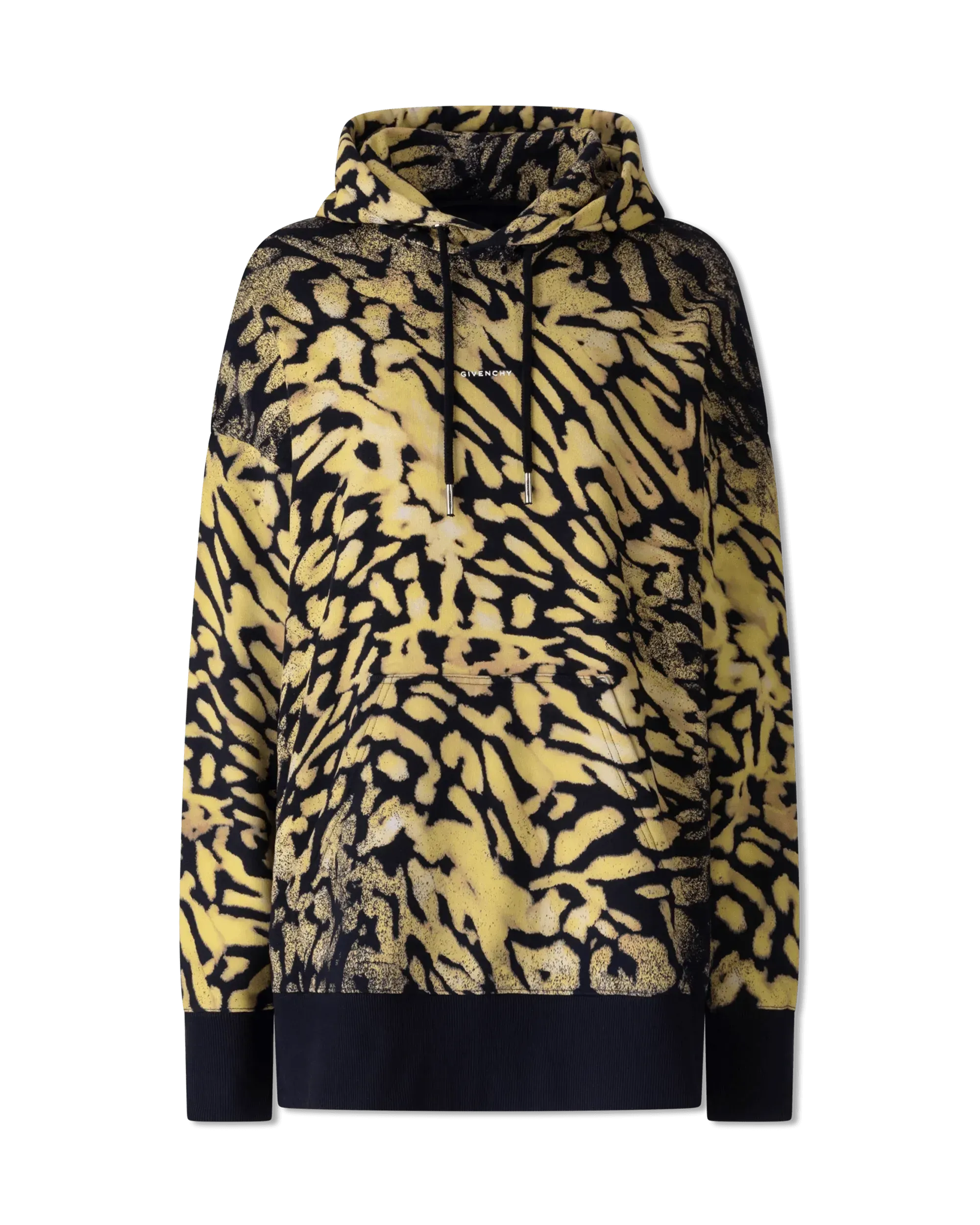 Oversized Leopard Printed Hoodie