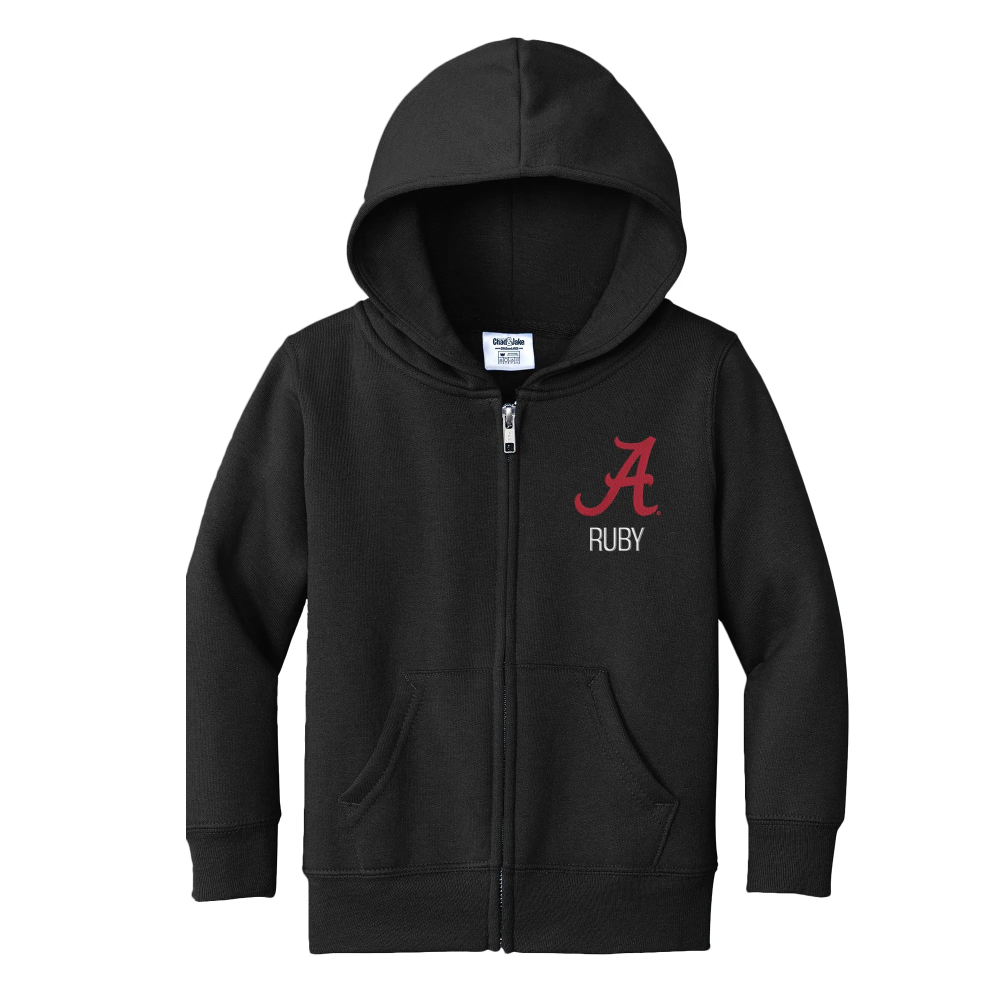 Personalized Alabama Crimson Tide Toddler Full-Zip Sweatshirt