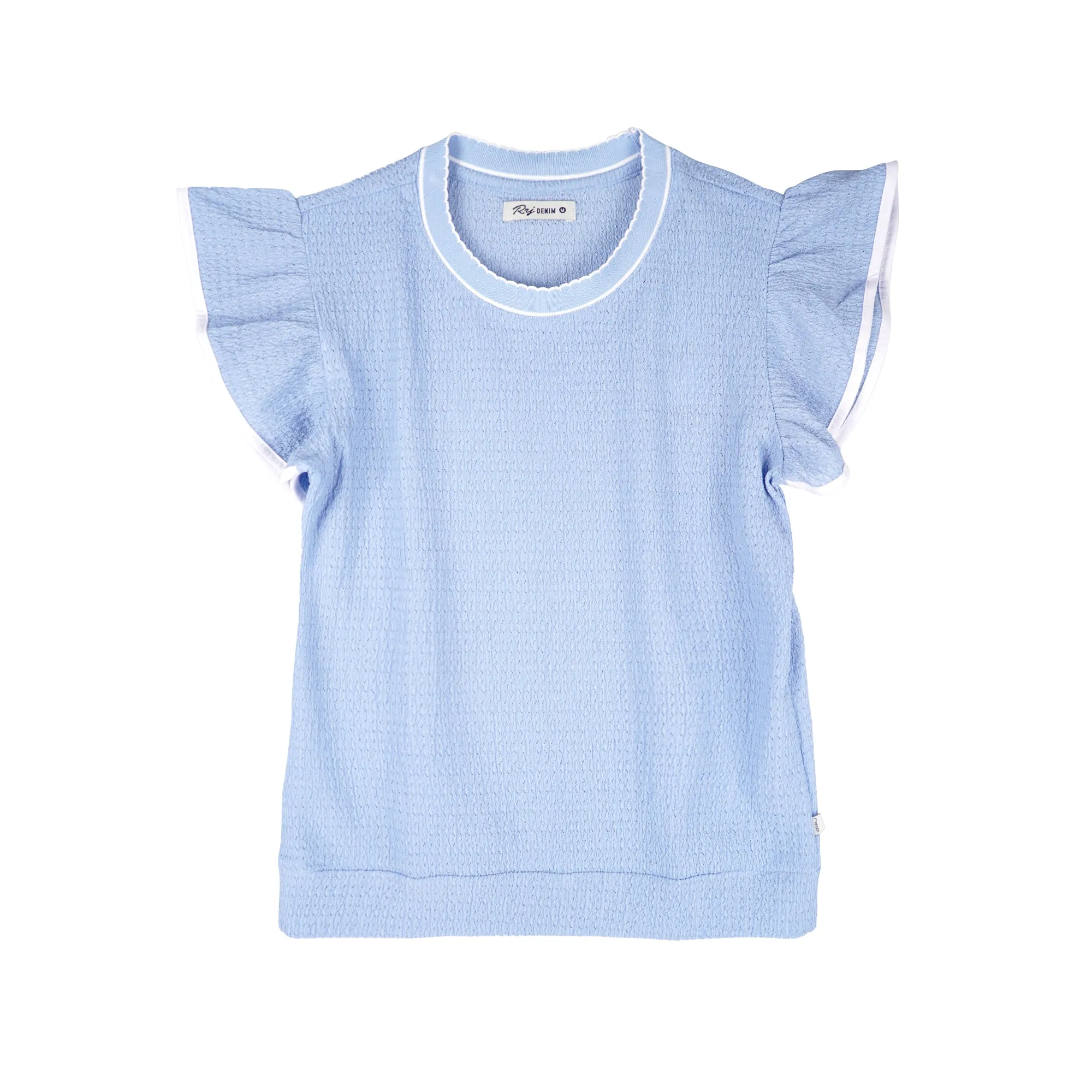 RRJ Ladies Basic Tees Regular Fitting Special Fabric 153461 (Blue)