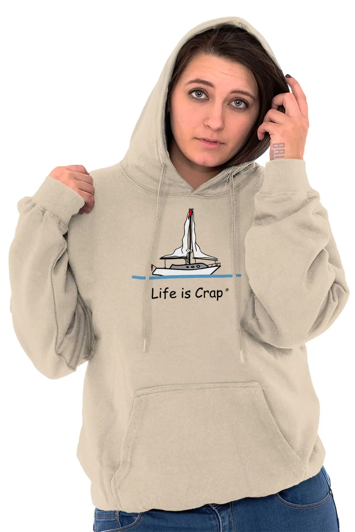 Sailing With No Wind Hoodie