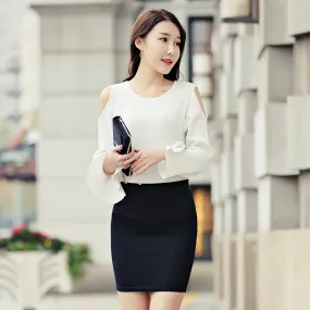 Slimming Slim-Look Anti-Exposed Hip Flattering Pencil Skirt