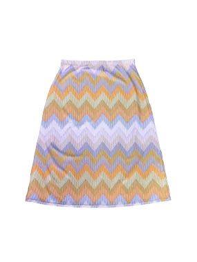 Sunset Chevron A Line Swim Skirt