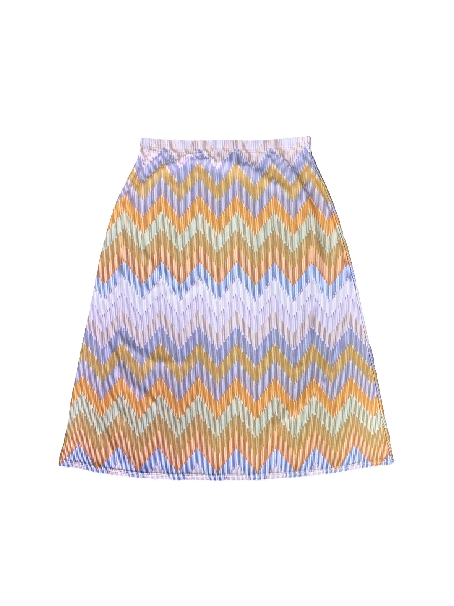 Sunset Chevron A Line Swim Skirt