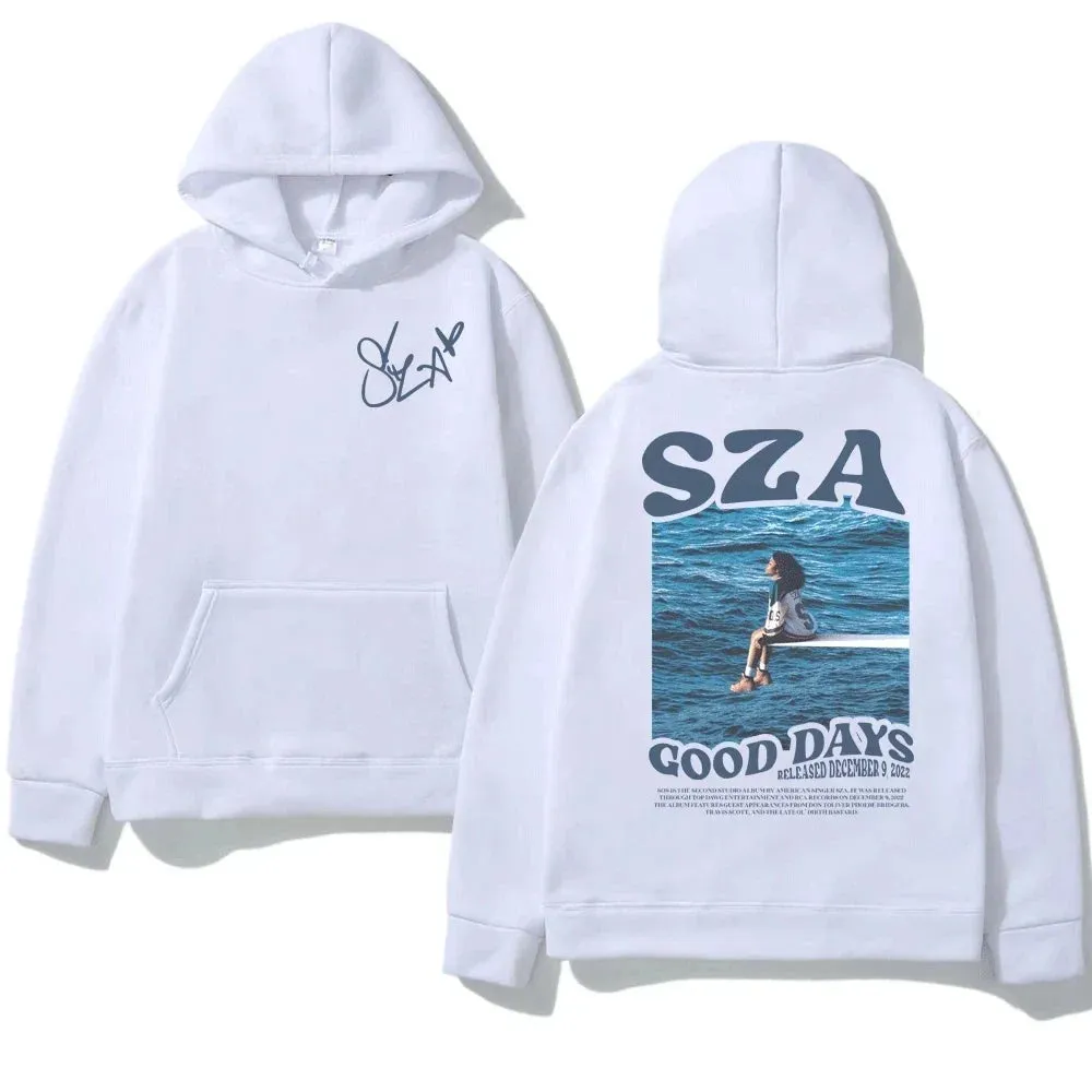 SZA Music Album SOS Hoodie Spring Autumn Men Women Hoodies Casual Sweatshirt Hip Hop Streetwear Vintage Oversized Unisex Hoodies