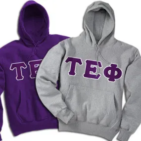 Tau Epsilon Phi Hooded Sweatshirt, 2-Pack Bundle Deal - TWILL