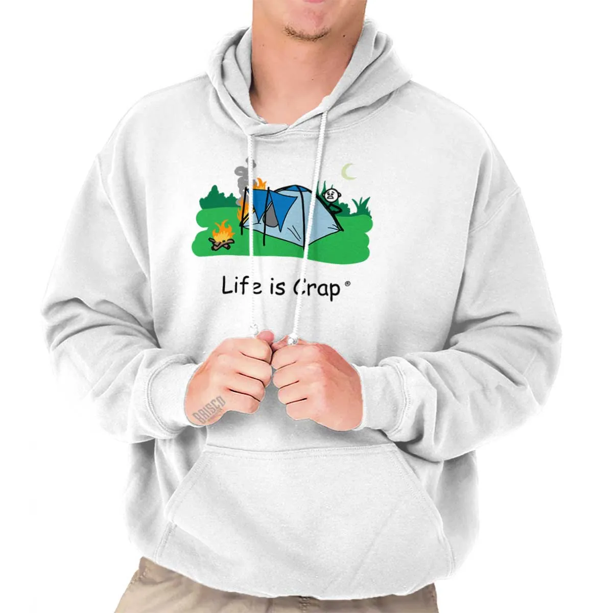 Tent On Fire Hoodie