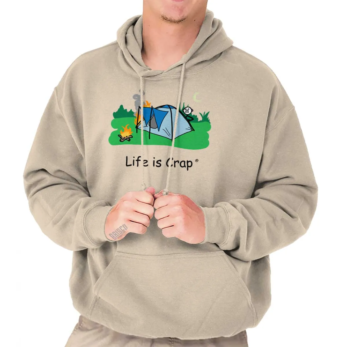 Tent On Fire Hoodie