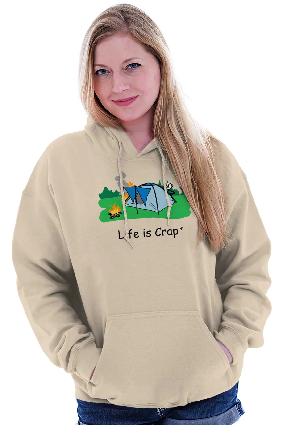 Tent On Fire Hoodie