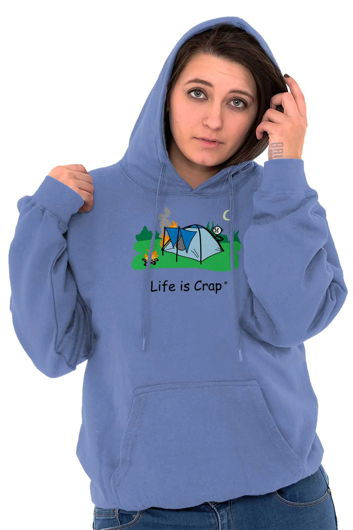 Tent On Fire Hoodie