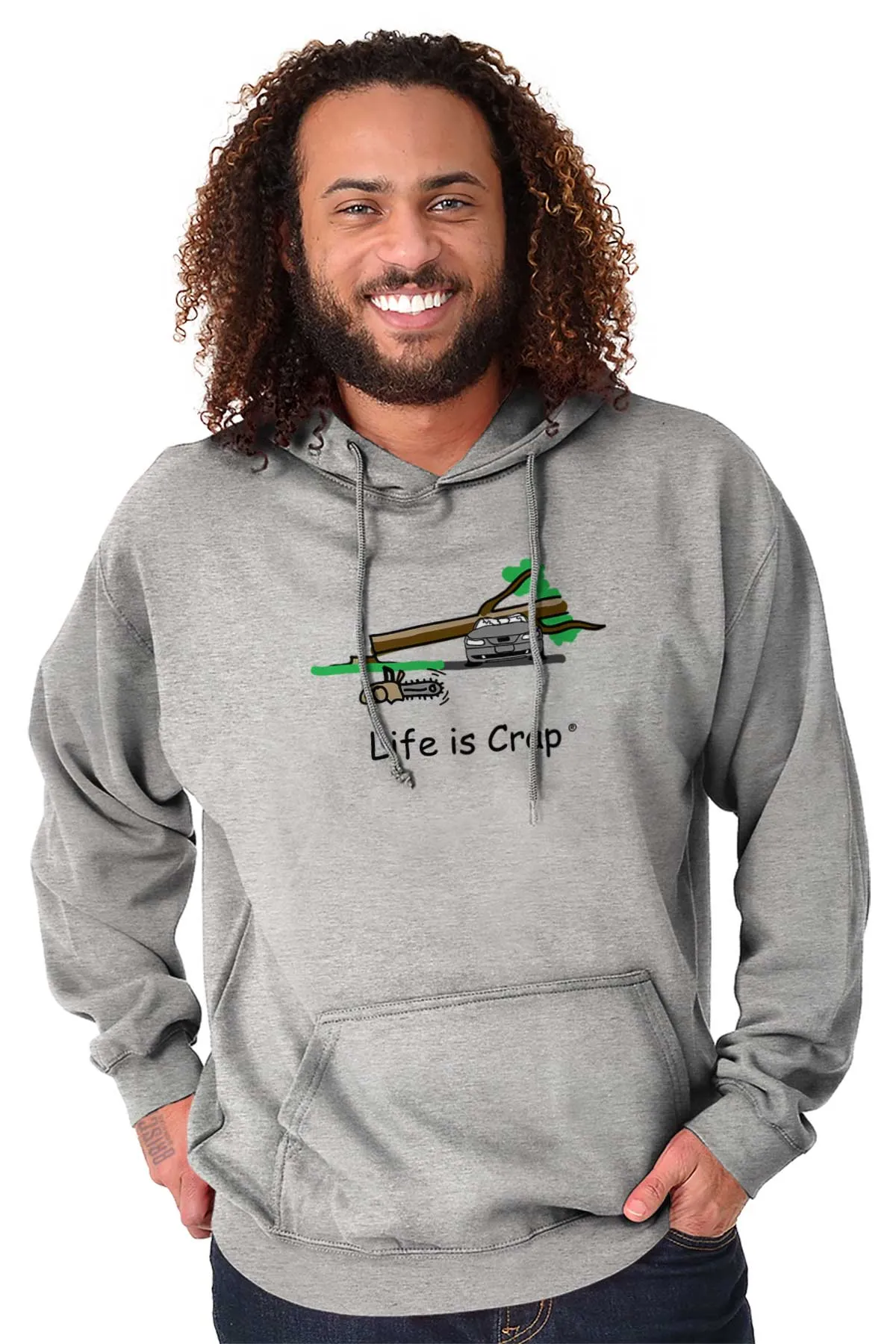 Tree On Car Hoodie