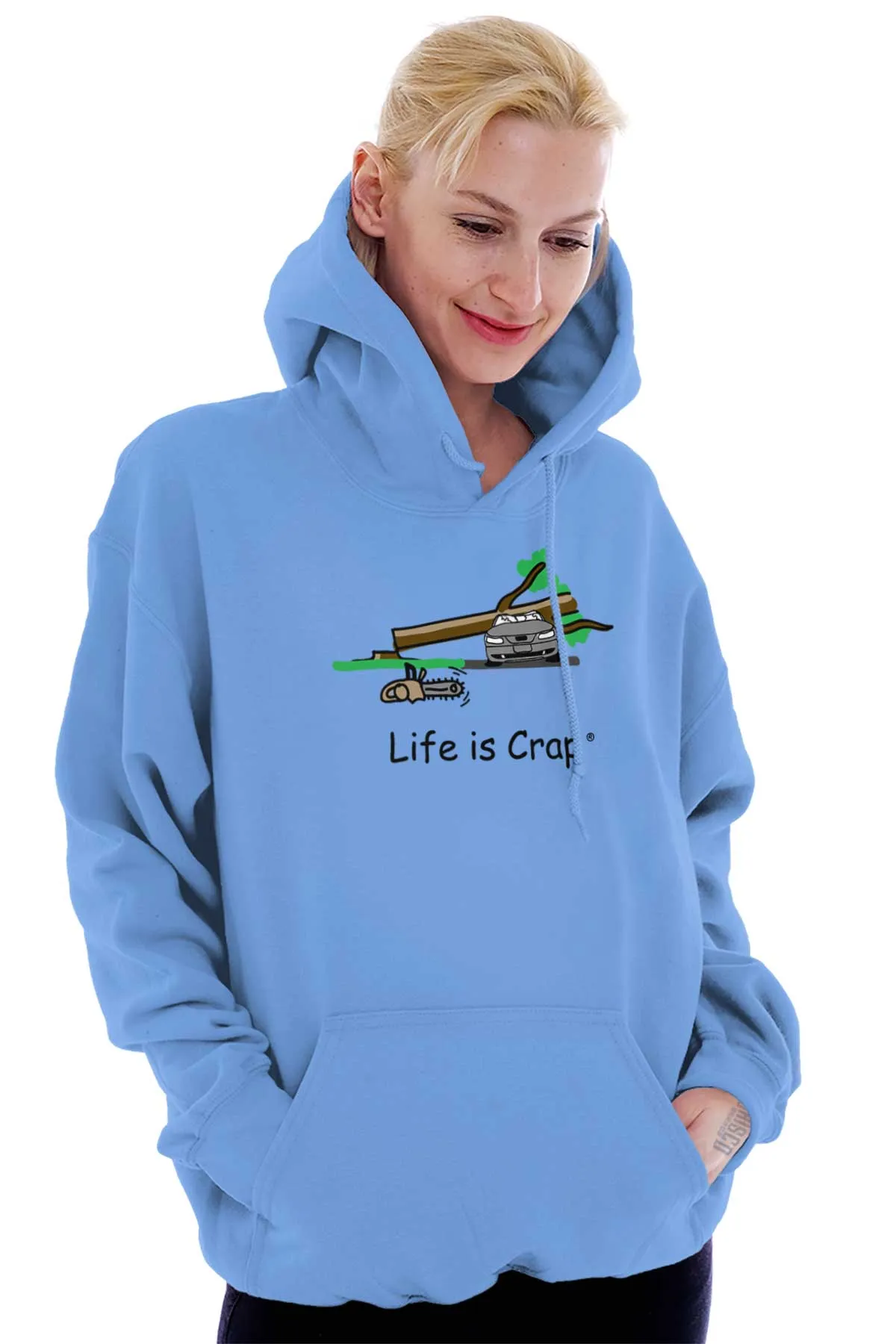 Tree On Car Hoodie